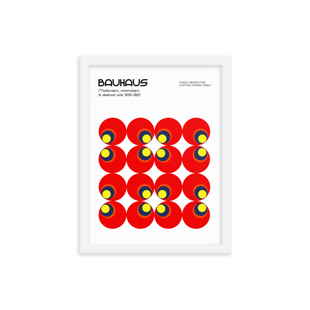 Bauhaus Rotating Radiance Framed Print