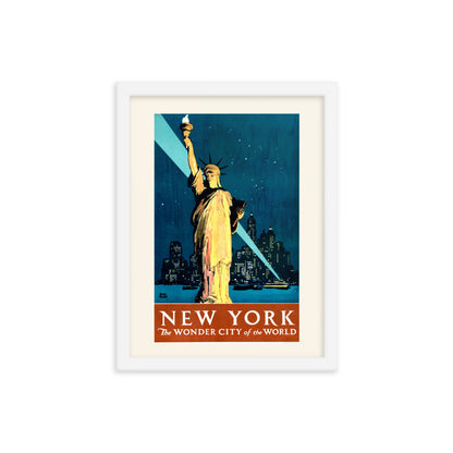 New York, the Wonder City of the World 1927 Framed Print