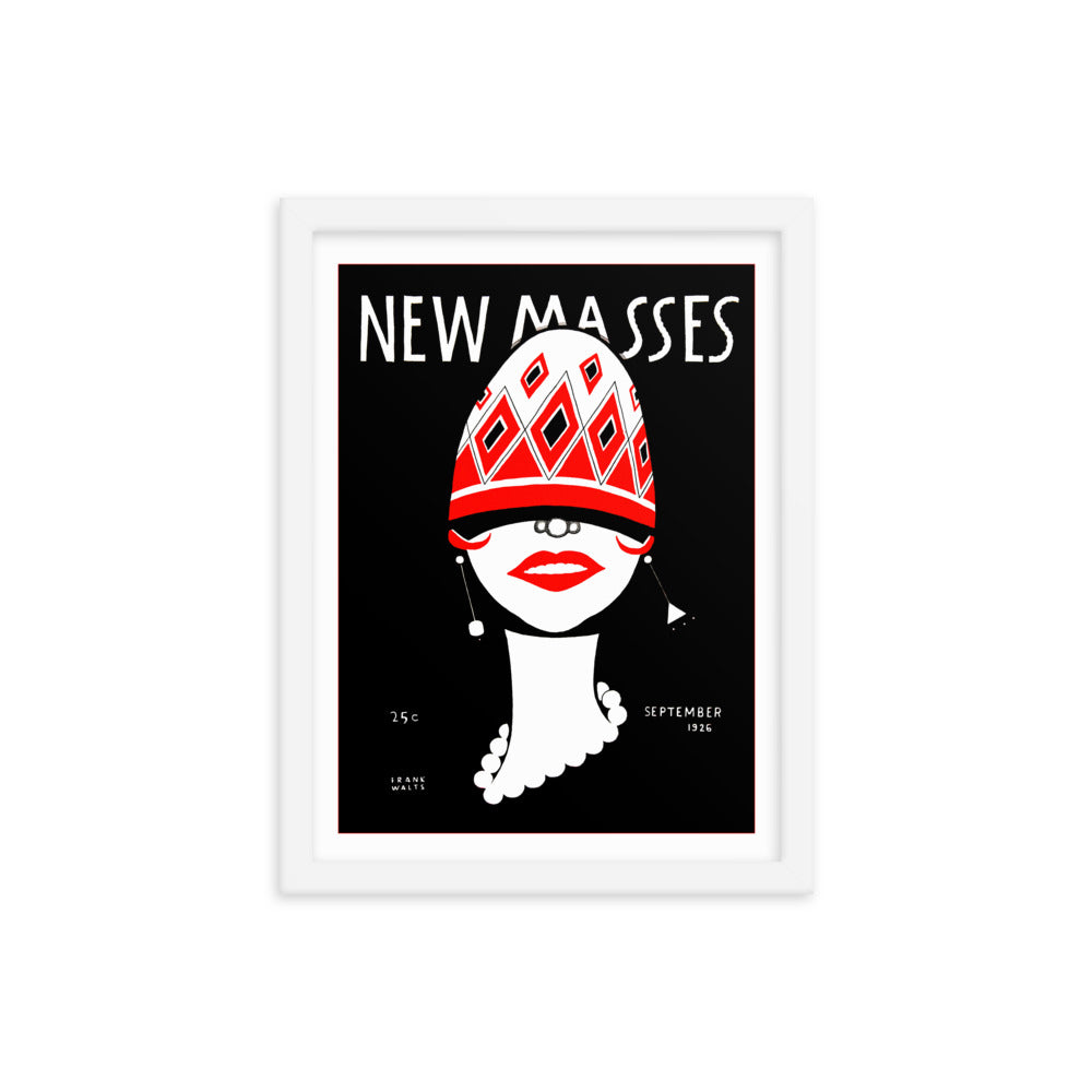 New Masses 1926 by Frank Walts Framed Print