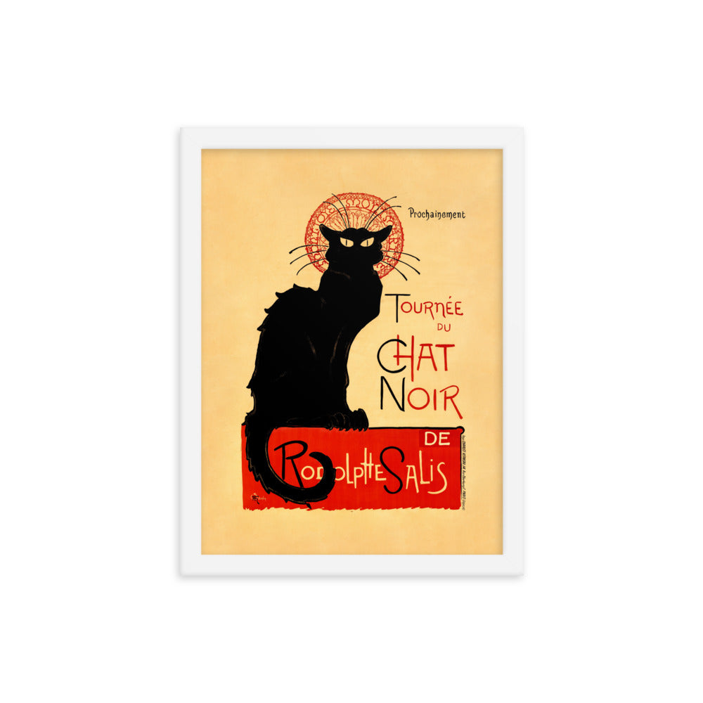 Tournée du Chat Noir 1896 by Théophile Alexandre Steinlen Framed Print