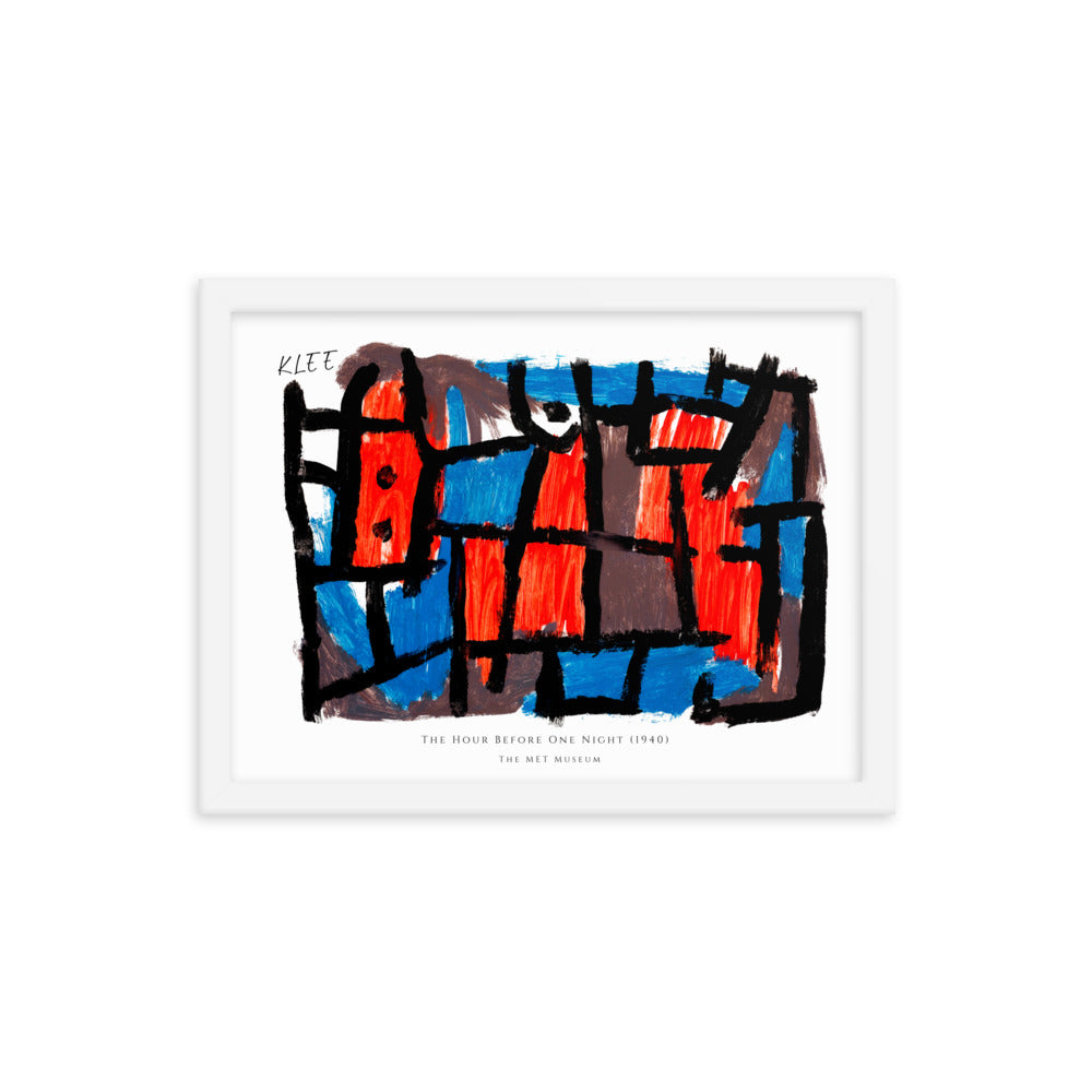 Paul Klee- The Hour Before One Night (1940) Framed Print