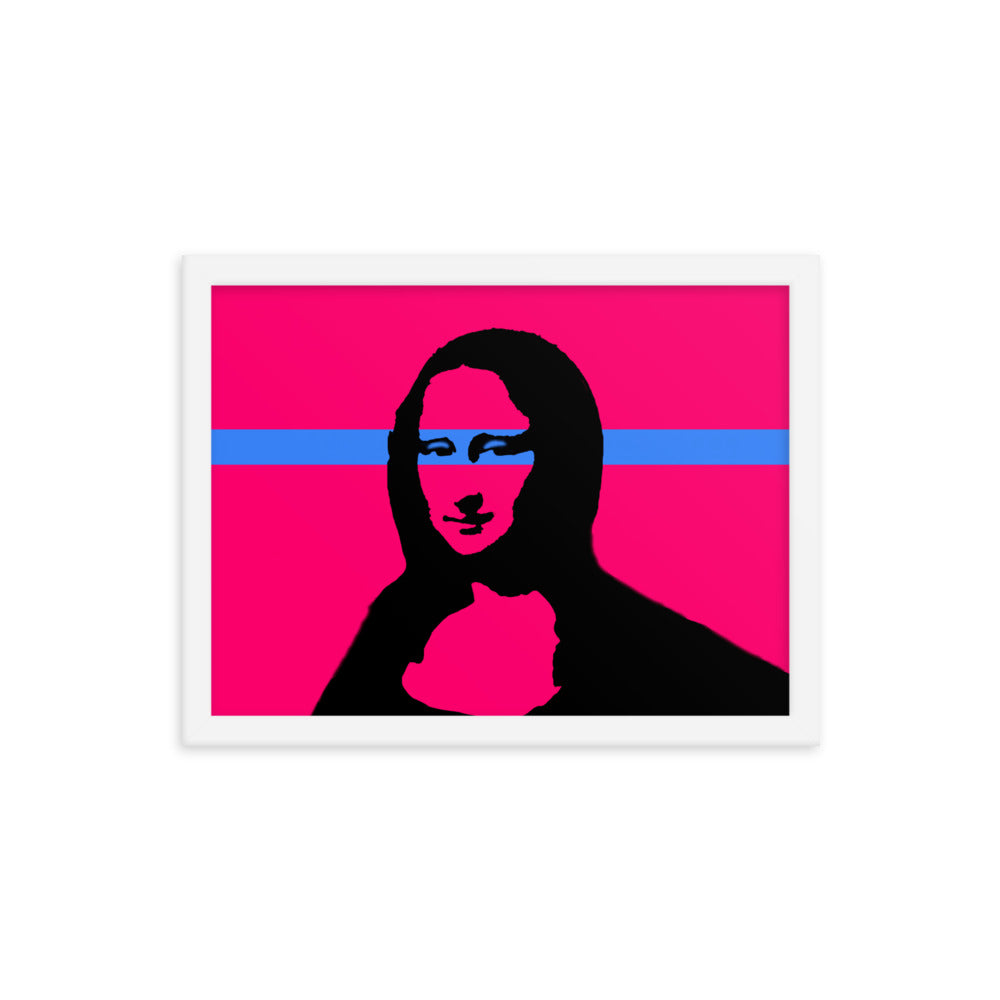 Mona Lisa Vector Framed Print