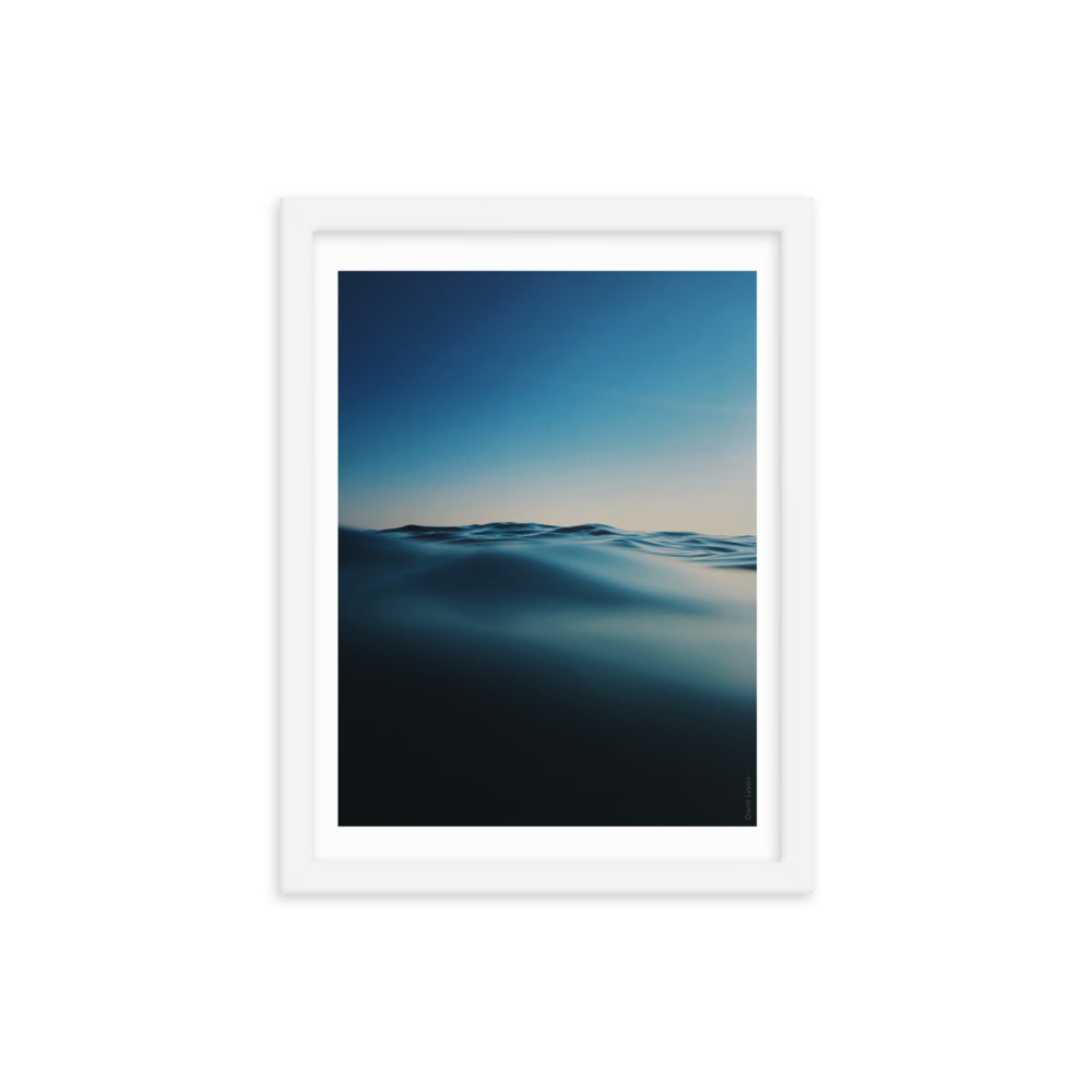 Calm Waves Framed Print