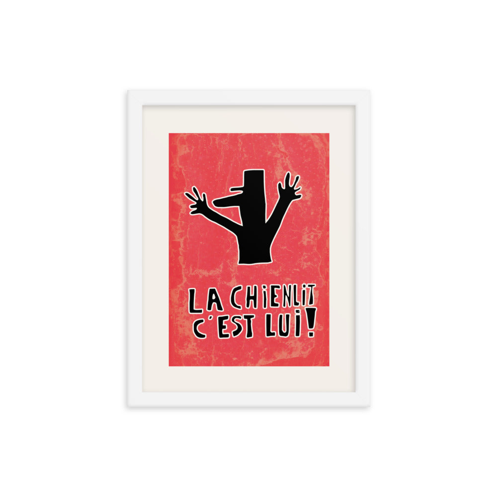 La Chienlit Framed Print