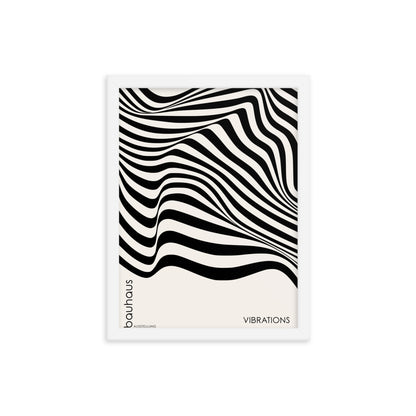 Bauhaus Waves Framed Print