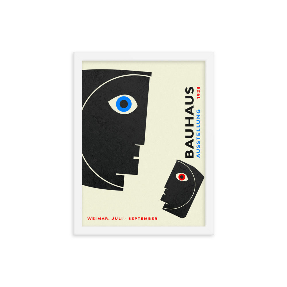 Bauhaus Heads Framed Print