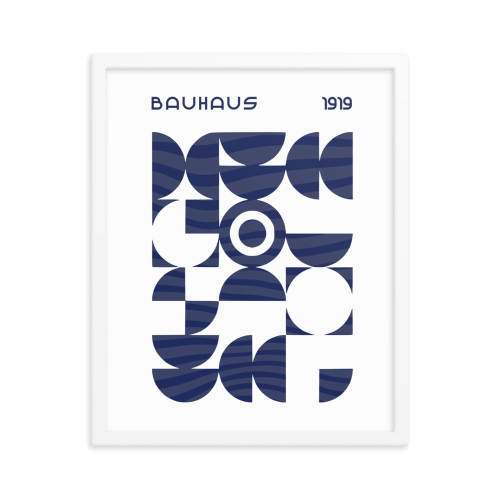 Buahaus Geometric Abstraction Framed Print