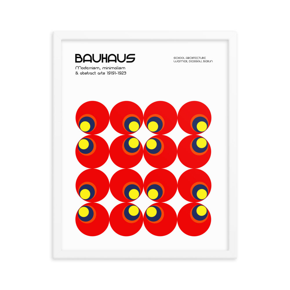 Bauhaus Rotating Radiance Framed Print