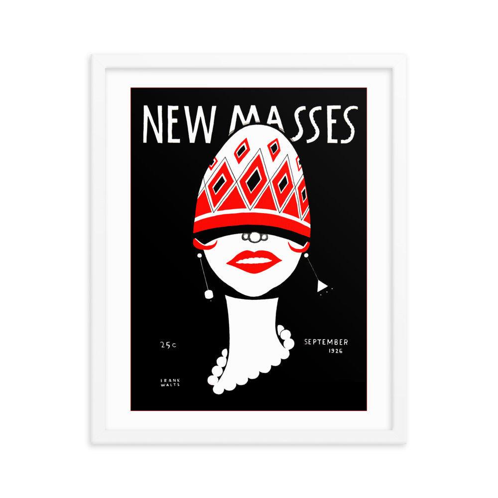 New Masses 1926 by Frank Walts Framed Print