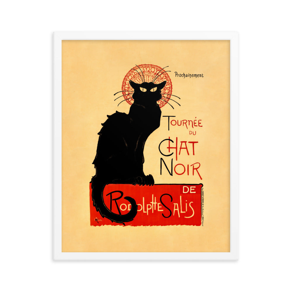 Tournée du Chat Noir 1896 by Théophile Alexandre Steinlen Framed Print