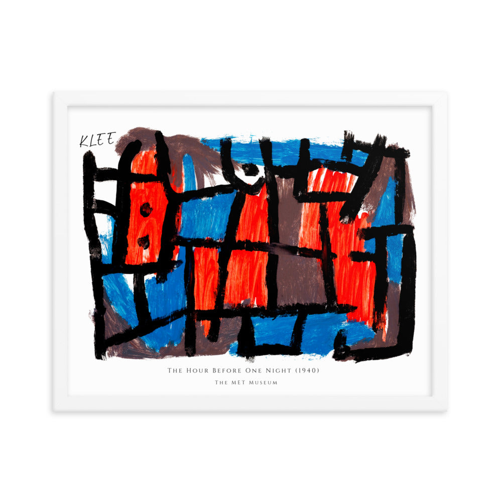 Paul Klee- The Hour Before One Night (1940) Framed Print