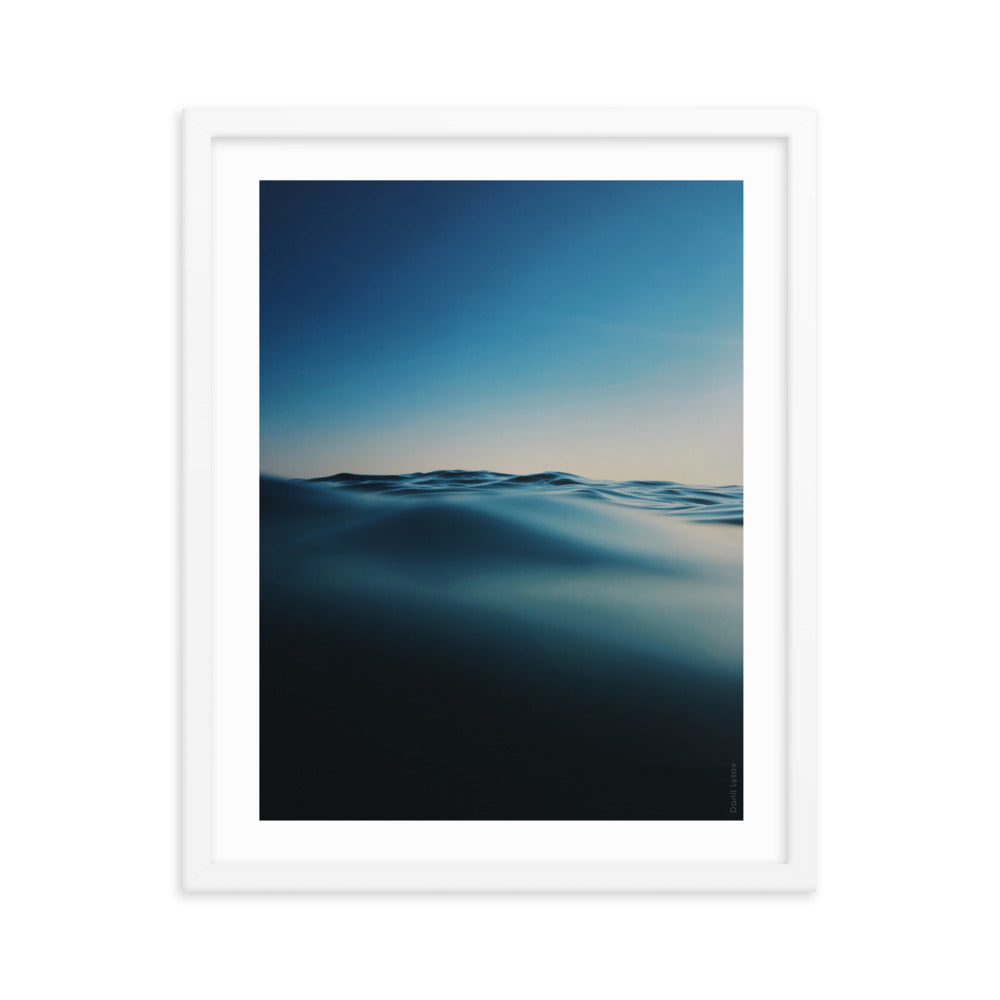 Calm Waves Framed Print