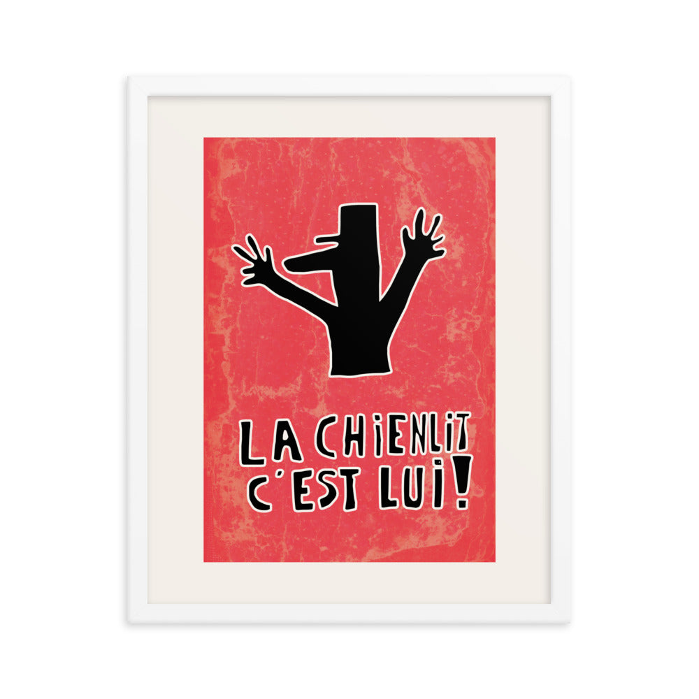 La Chienlit Framed Print