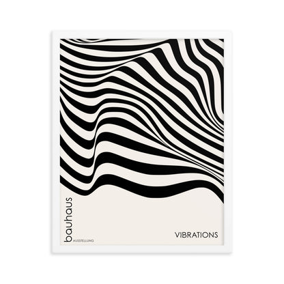 Bauhaus Waves Framed Print