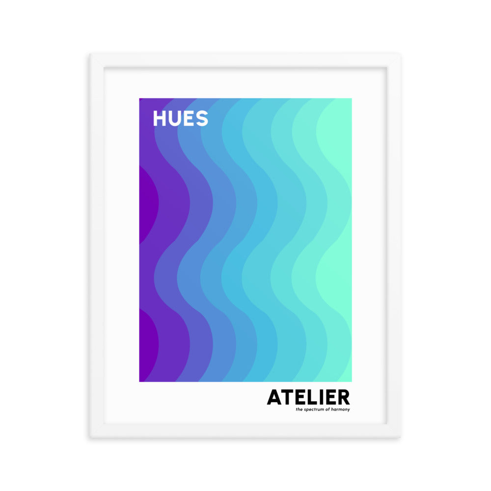 Hues Atelier Framed Print