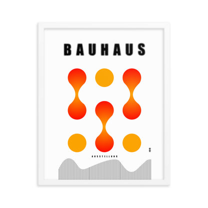 Bauhaus Lava Drops Framed Print