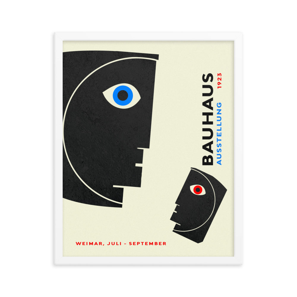 Bauhaus Heads Framed Print