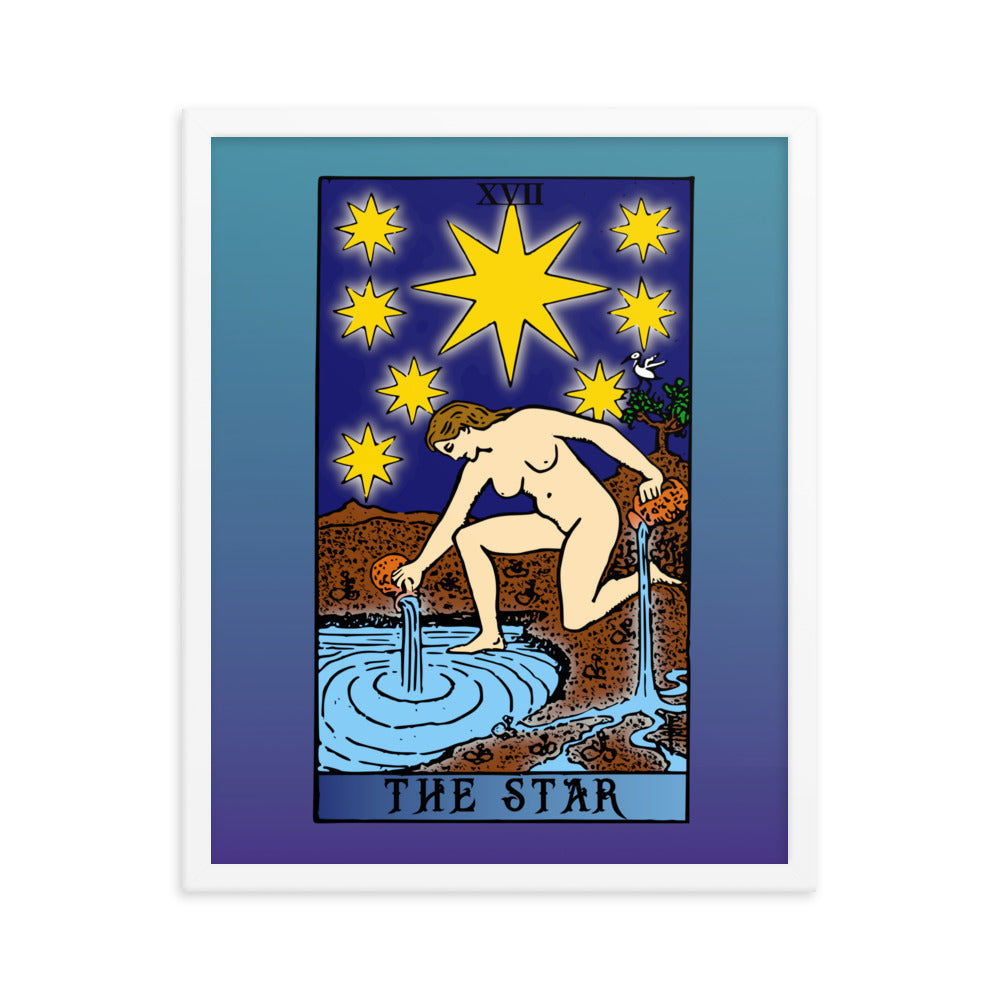 The Star Tarot Card Framed Print