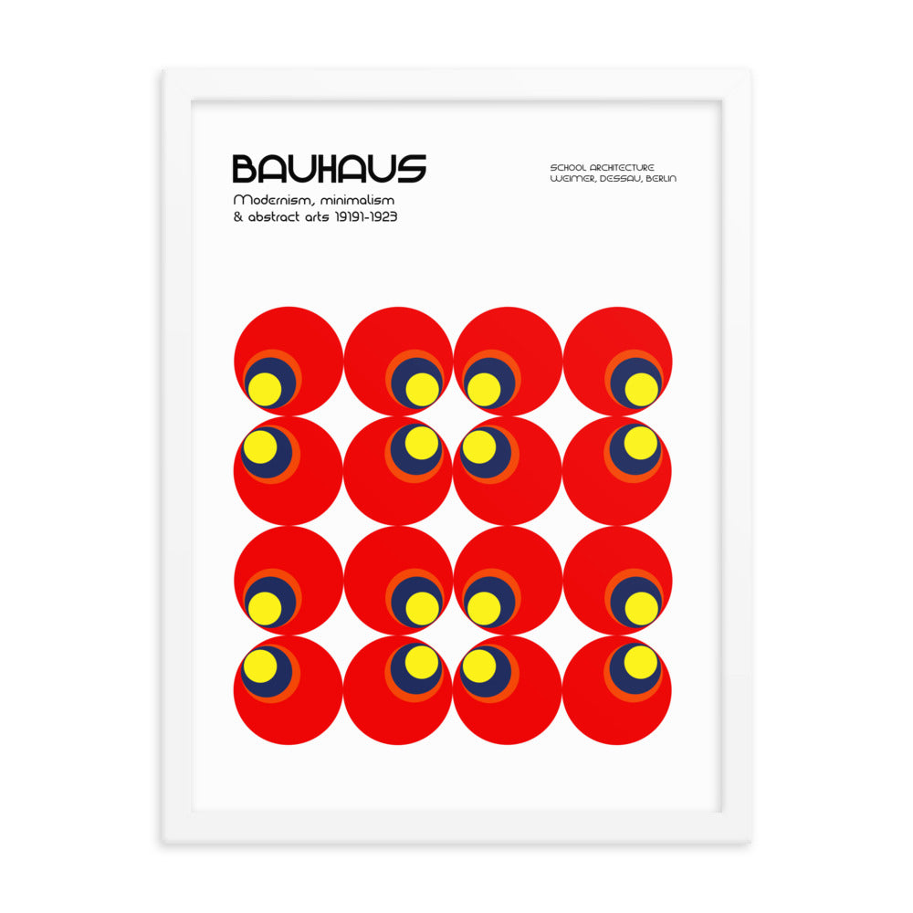 Bauhaus Rotating Radiance Framed Print