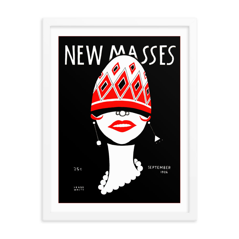 New Masses 1926 by Frank Walts Framed Print