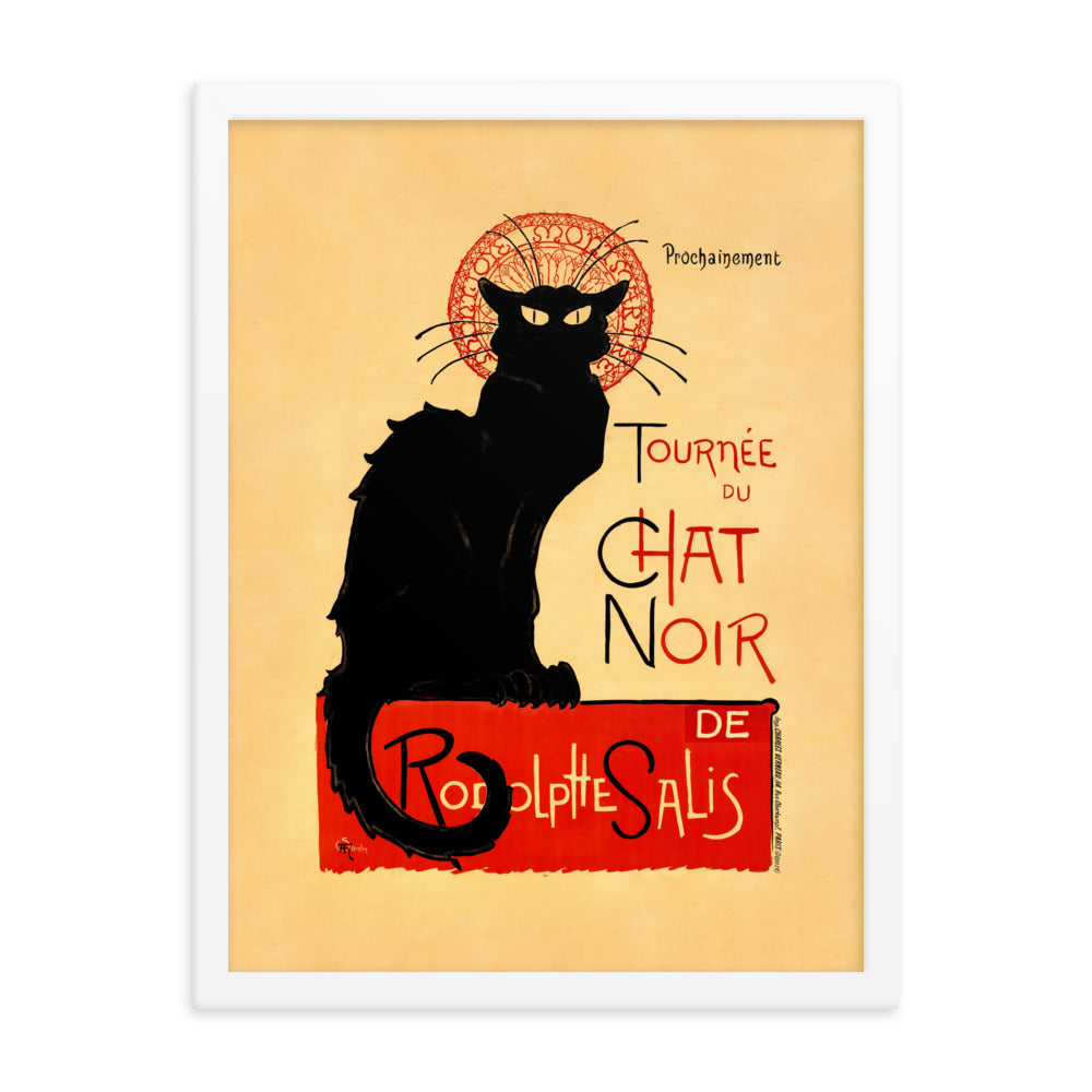 Tournée du Chat Noir 1896 by Théophile Alexandre Steinlen Framed Print