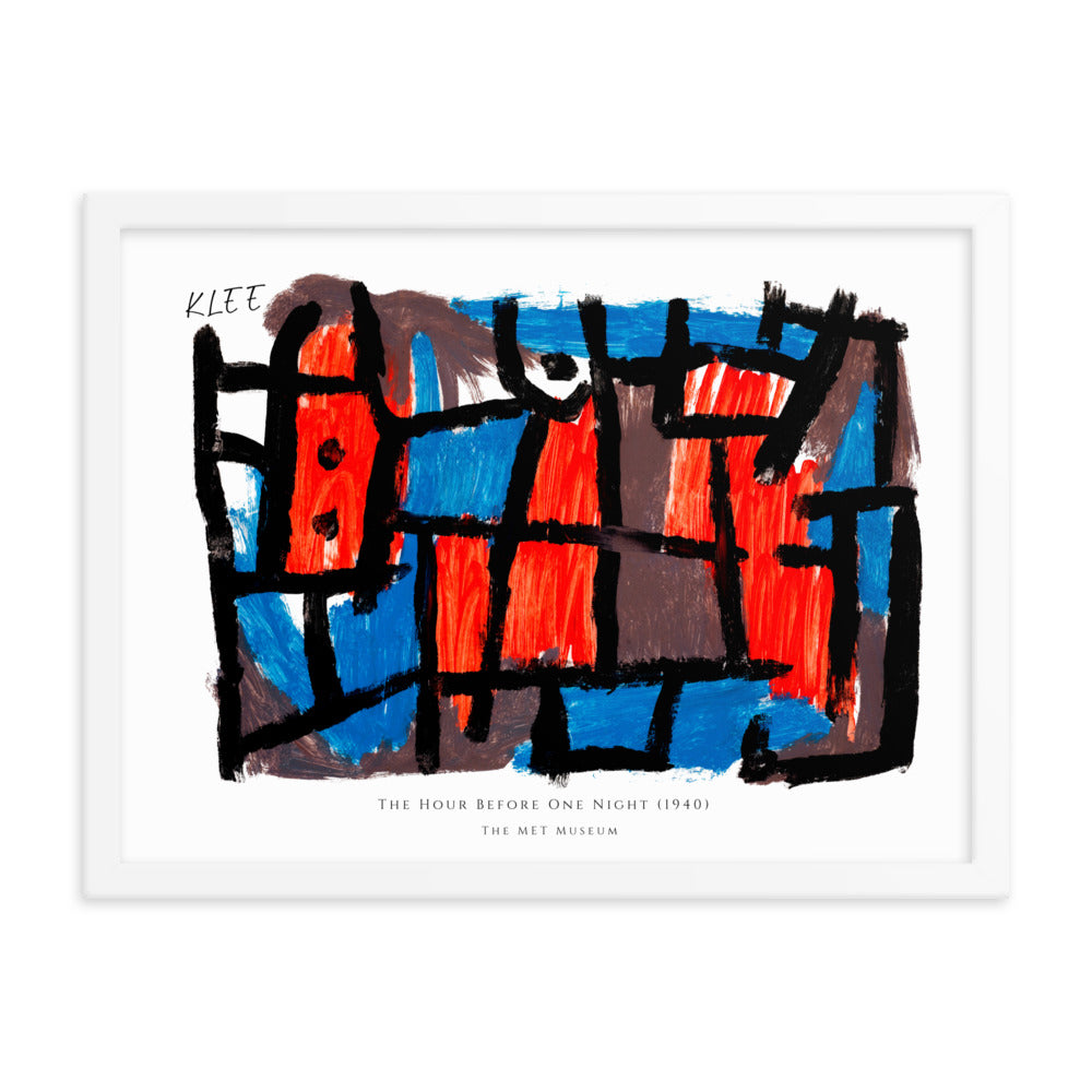 Paul Klee- The Hour Before One Night (1940) Framed Print