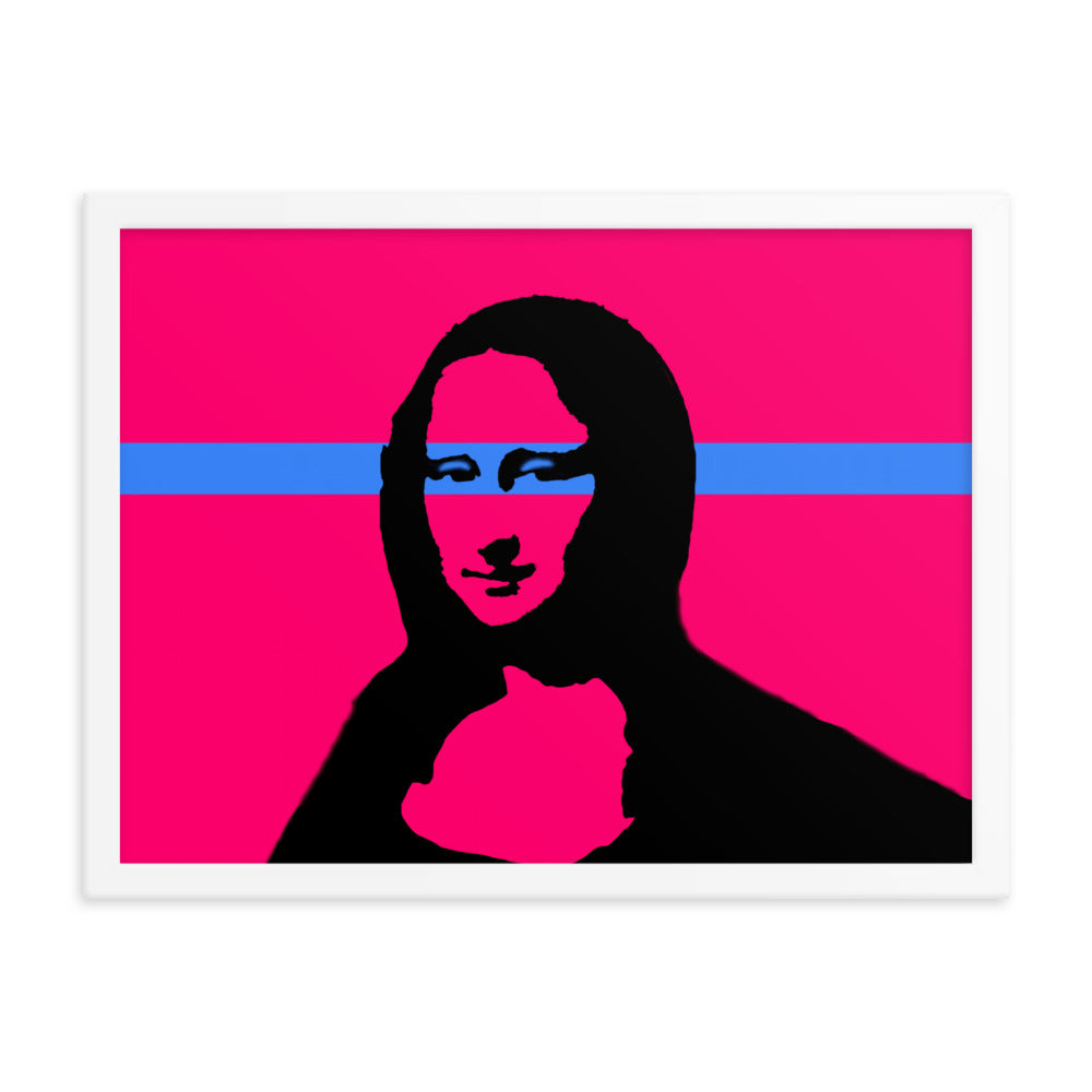 Mona Lisa Vector Framed Print