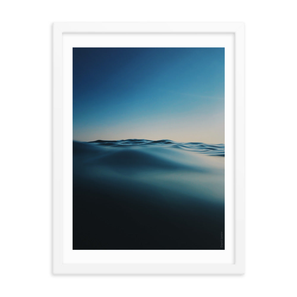 Calm Waves Framed Print