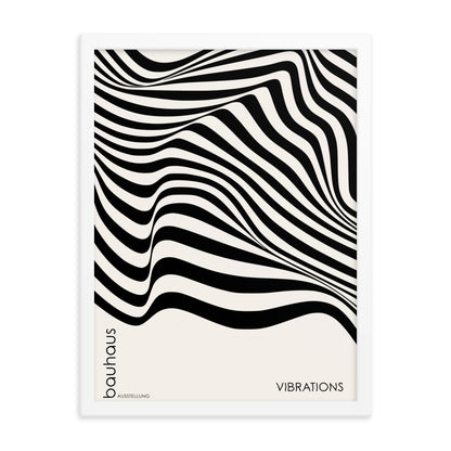 Bauhaus Waves Framed Print