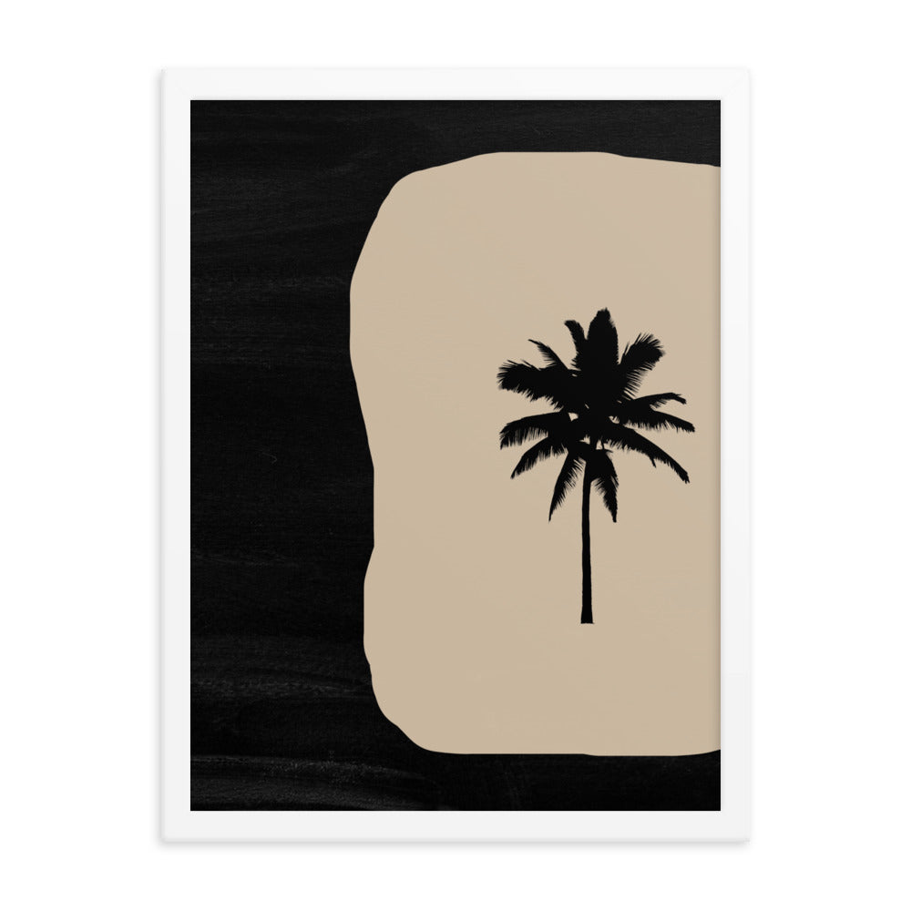 Palm Tree Boho Framed Print