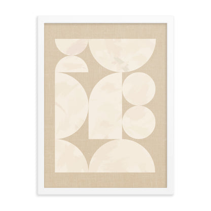 Boho Circular Framed Print