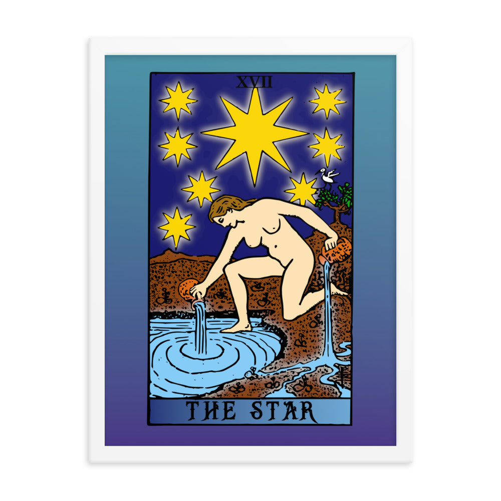 The Star Tarot Card Framed Print