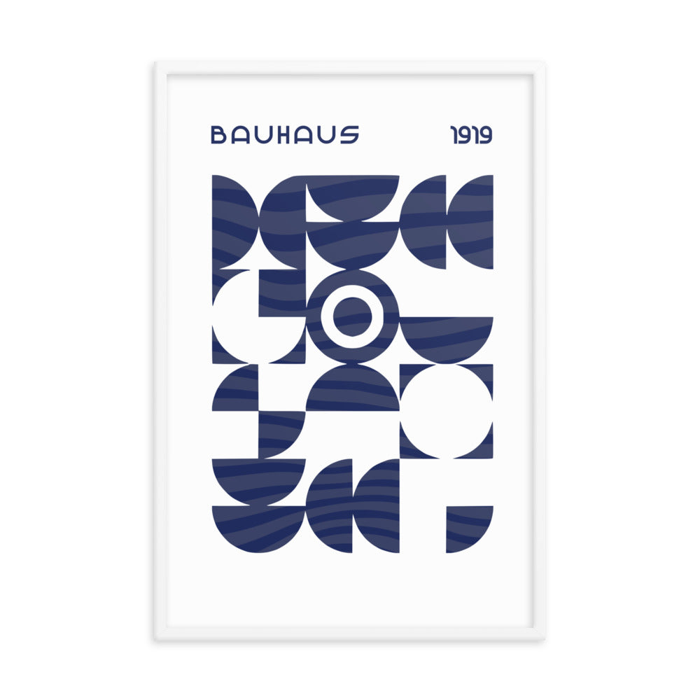 Buahaus Geometric Abstraction Framed Print