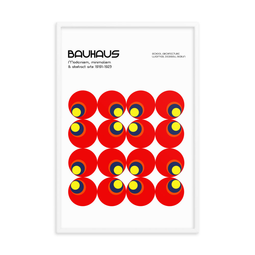 Bauhaus Rotating Radiance Framed Print