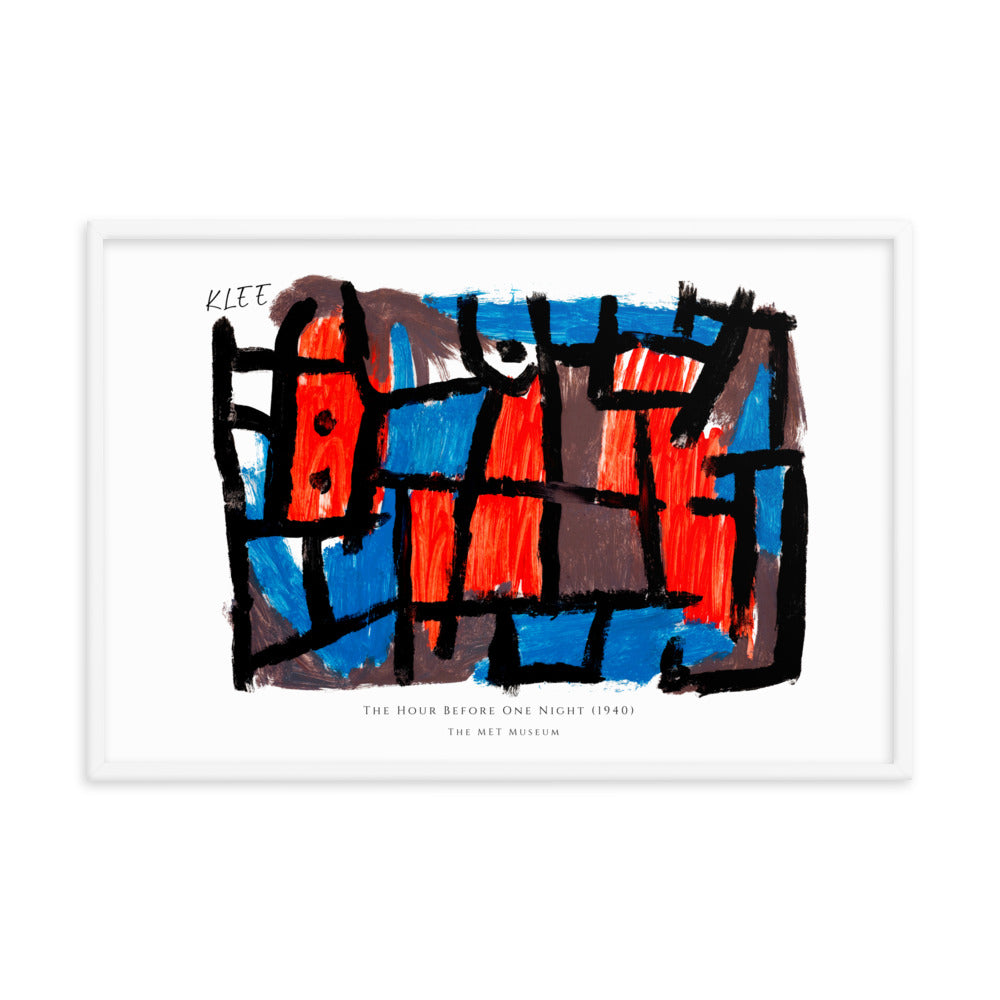 Paul Klee- The Hour Before One Night (1940) Framed Print