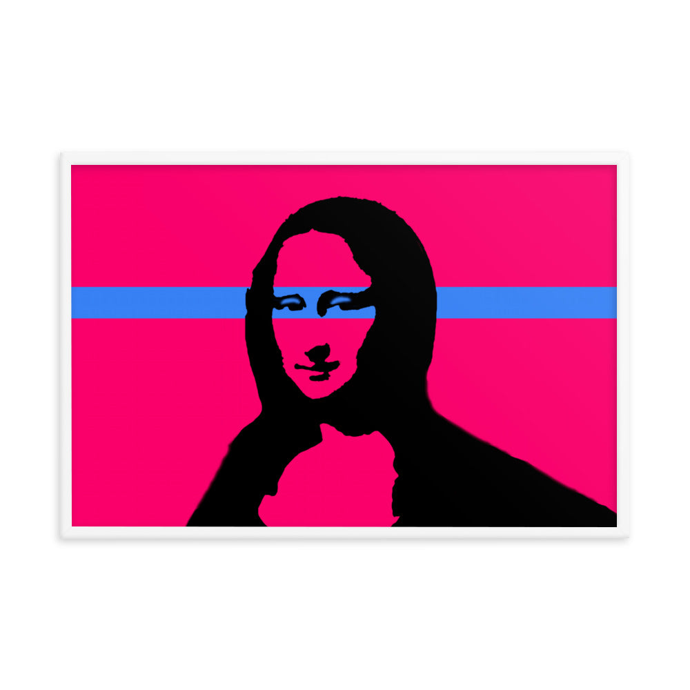 Mona Lisa Vector Framed Print