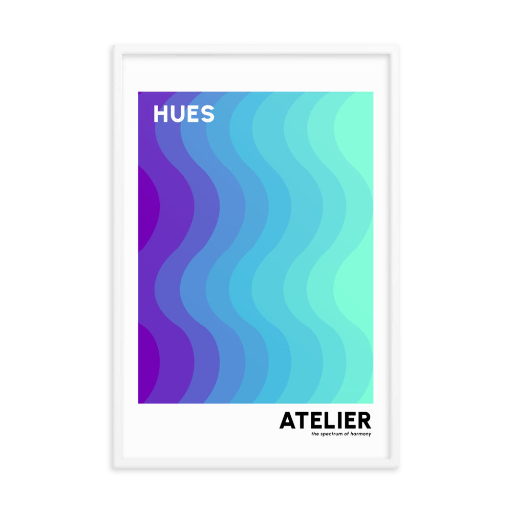 Hues Atelier Framed Print