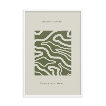 Expresión sin límites Framed Print