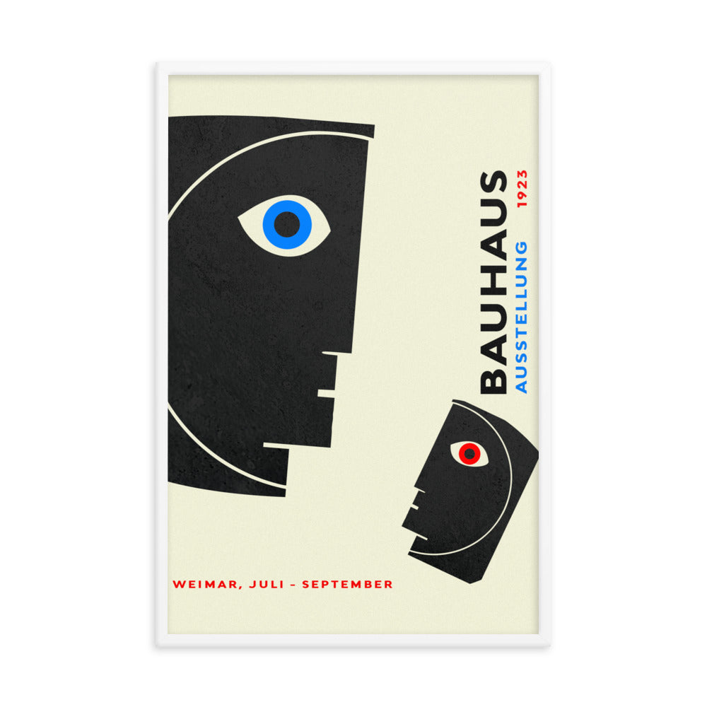 Bauhaus Heads Framed Print