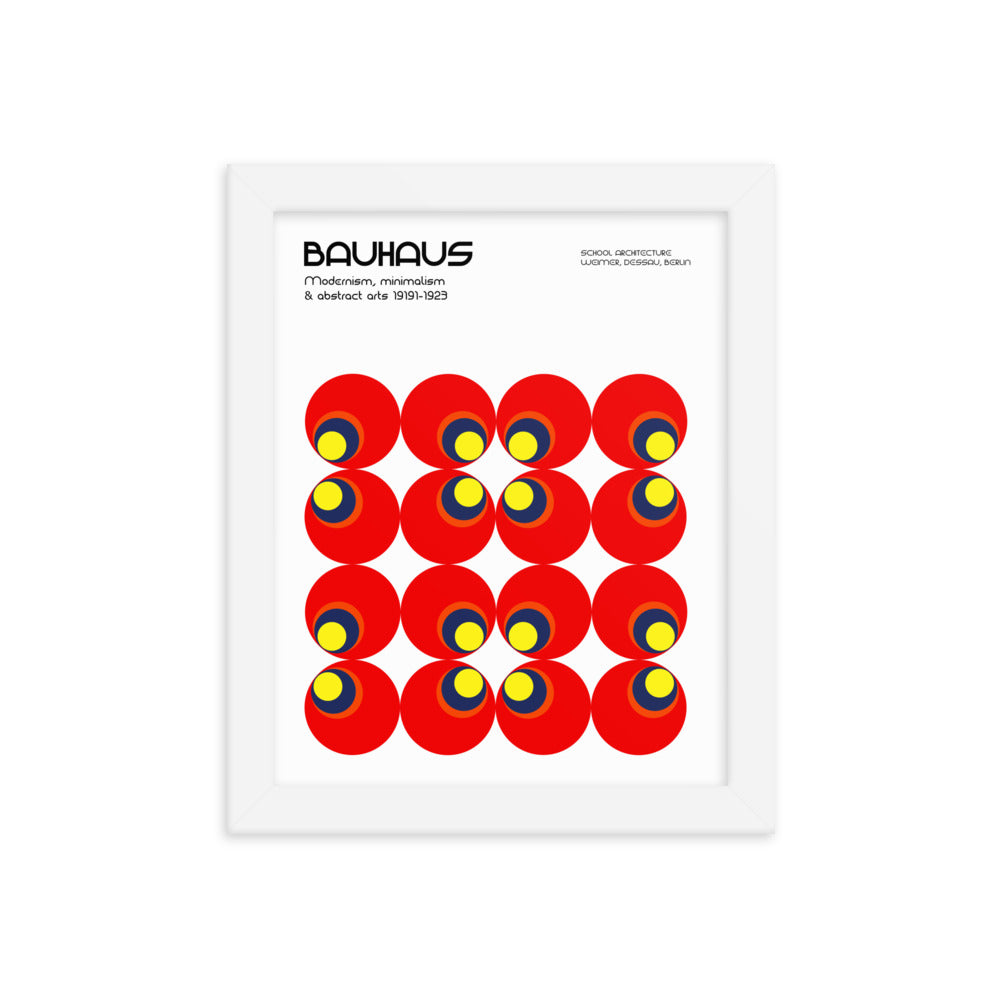 Bauhaus Rotating Radiance Framed Print