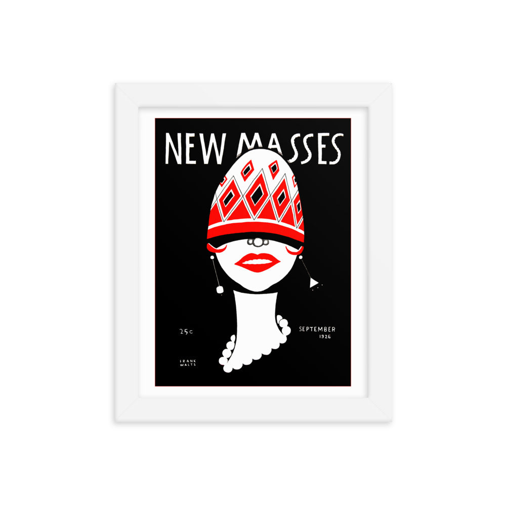 New Masses 1926 by Frank Walts Framed Print