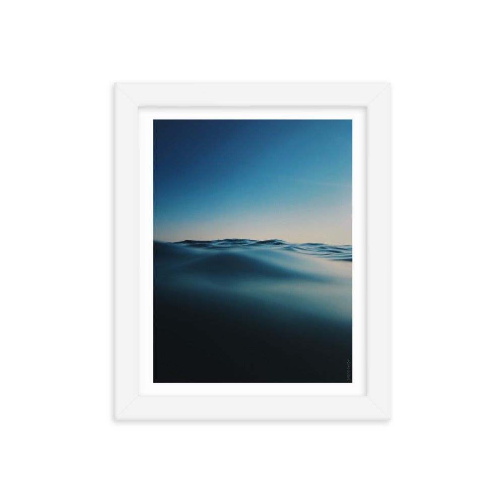 Calm Waves Framed Print