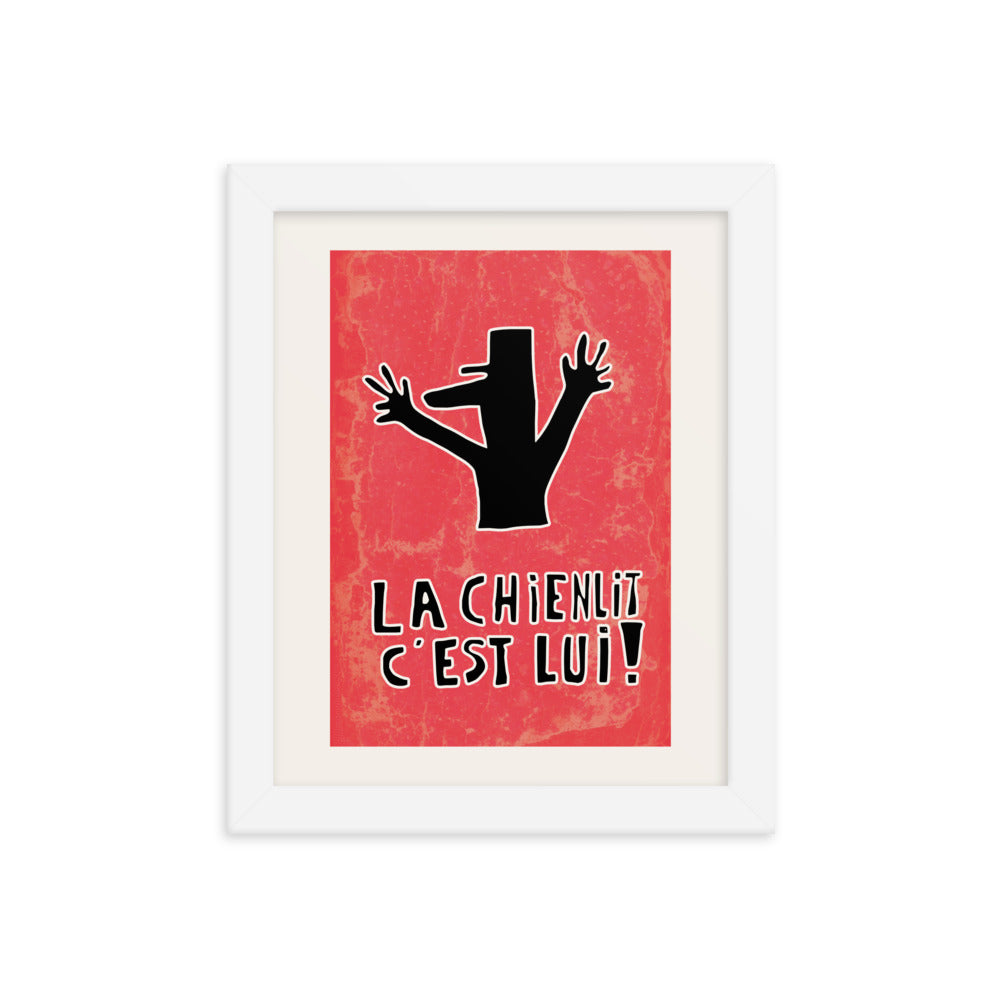 La Chienlit Framed Print