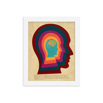 Layered Thoughts Framed Print