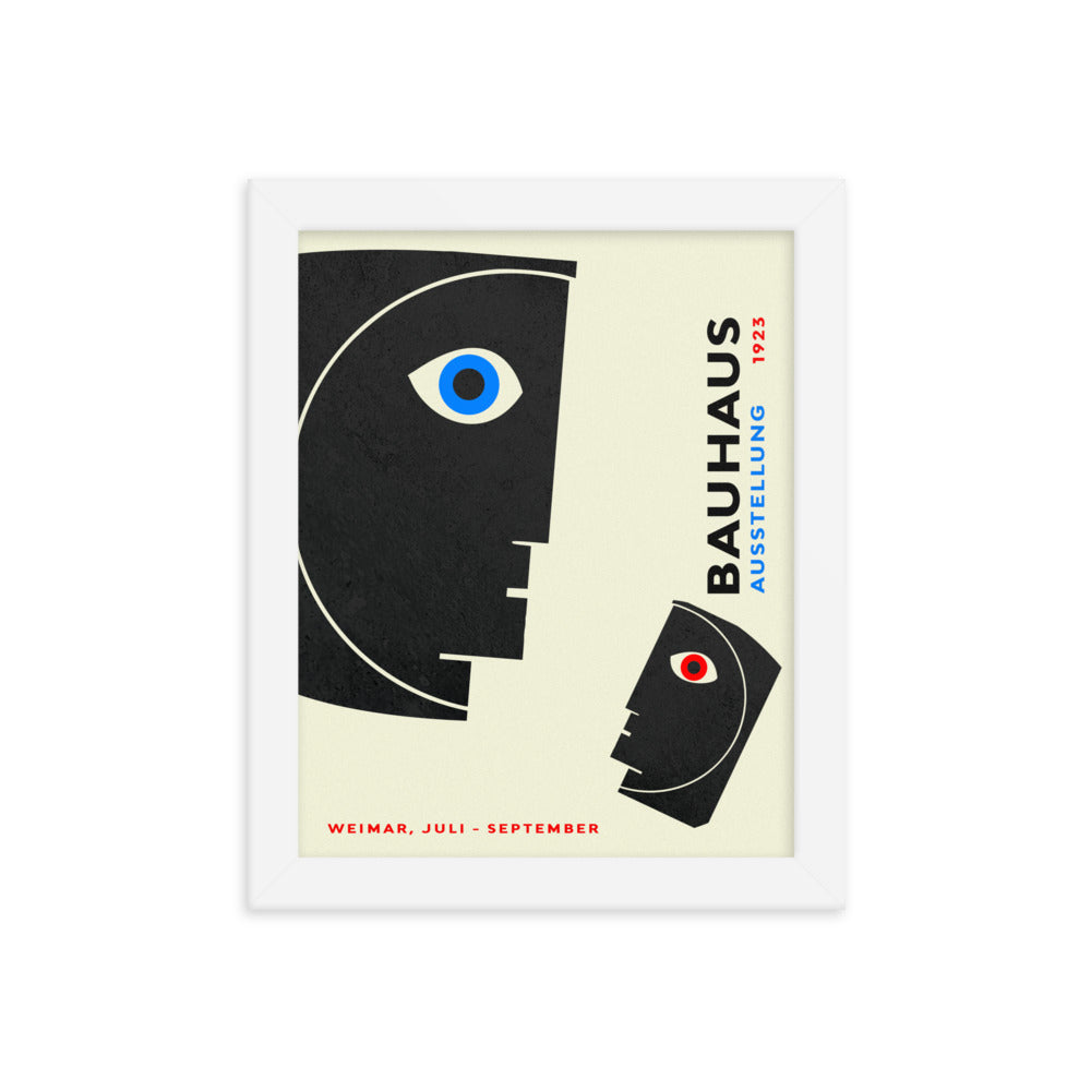 Bauhaus Heads Framed Print