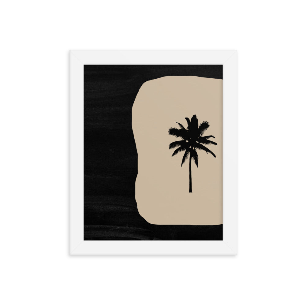 Palm Tree Boho Framed Print