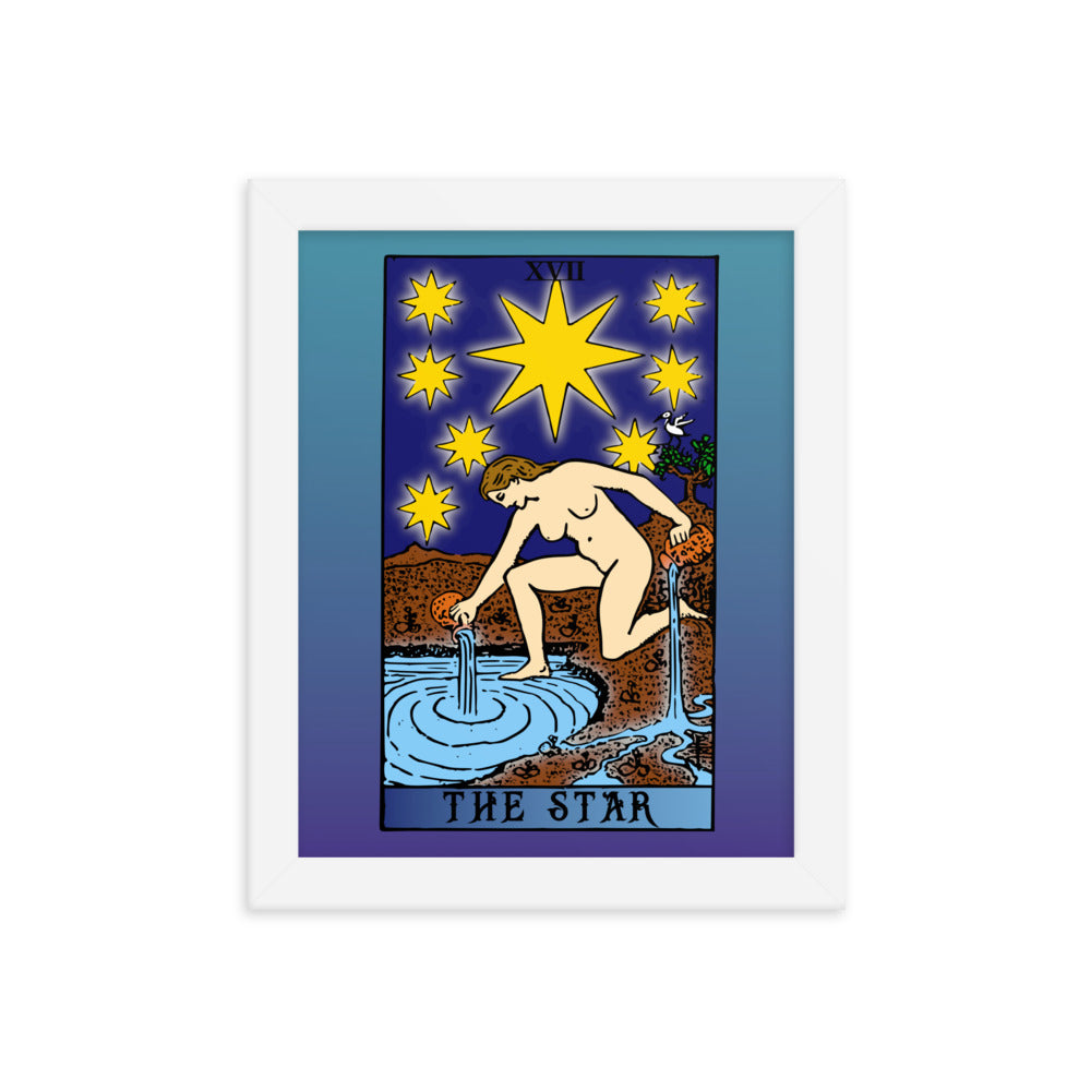 The Star Tarot Card Framed Print