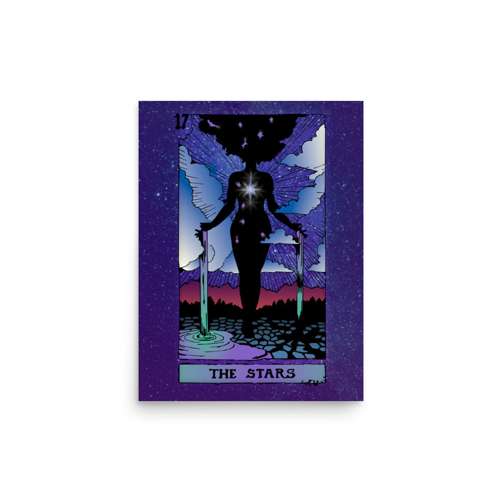 The Stars - Tarot Card Framed Print