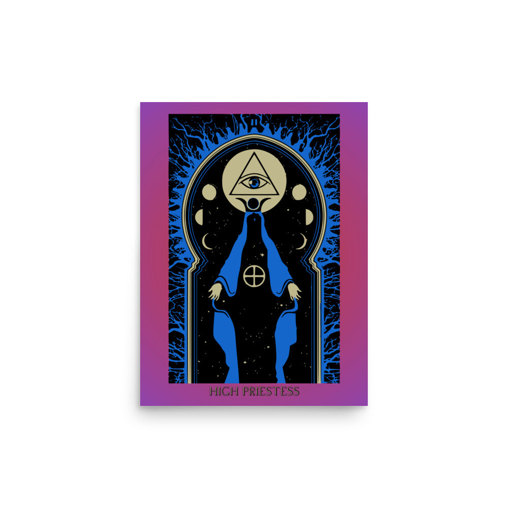 High Priestess Tarot Card Framed Print