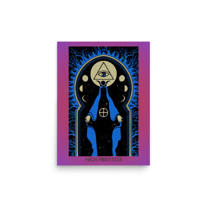 High Priestess Tarot Card Framed Print